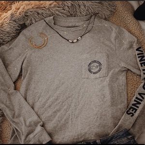 RARELY WORN- Grey men’s long sleeve- size xs